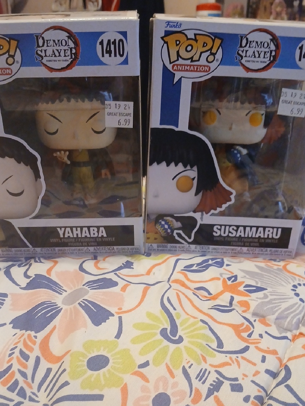 Demon Slayer Duo (Yahaba And Susamaru) Funko Pops .